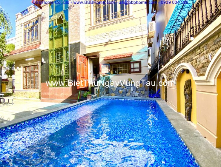 Cho thuê biệt thự, villa, nhà phố, căn hộ homestay Vũng Tàu