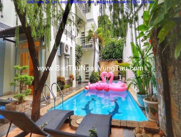 Cho thuê biệt thự, villa, nhà phố, căn hộ homestay Vũng Tàu